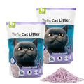 Binder litter for cats tofu litter without cats easy to clump controls odors launched in the toilet lavender flavor bps-15458