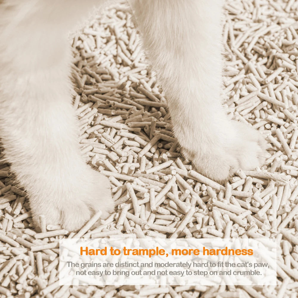 Binder litter for cats tofu litter without cats easy to clump controls odors launched in the toilet lavender flavor bps-15458