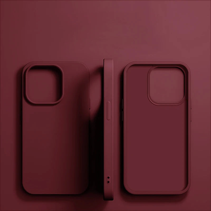 Luxury Liquid Silicone Phone Case for APPLE iPhone 11 13 12 14 15 16 Pro Max Cases for iPhone 15 Plus Shockproof Protector Cover