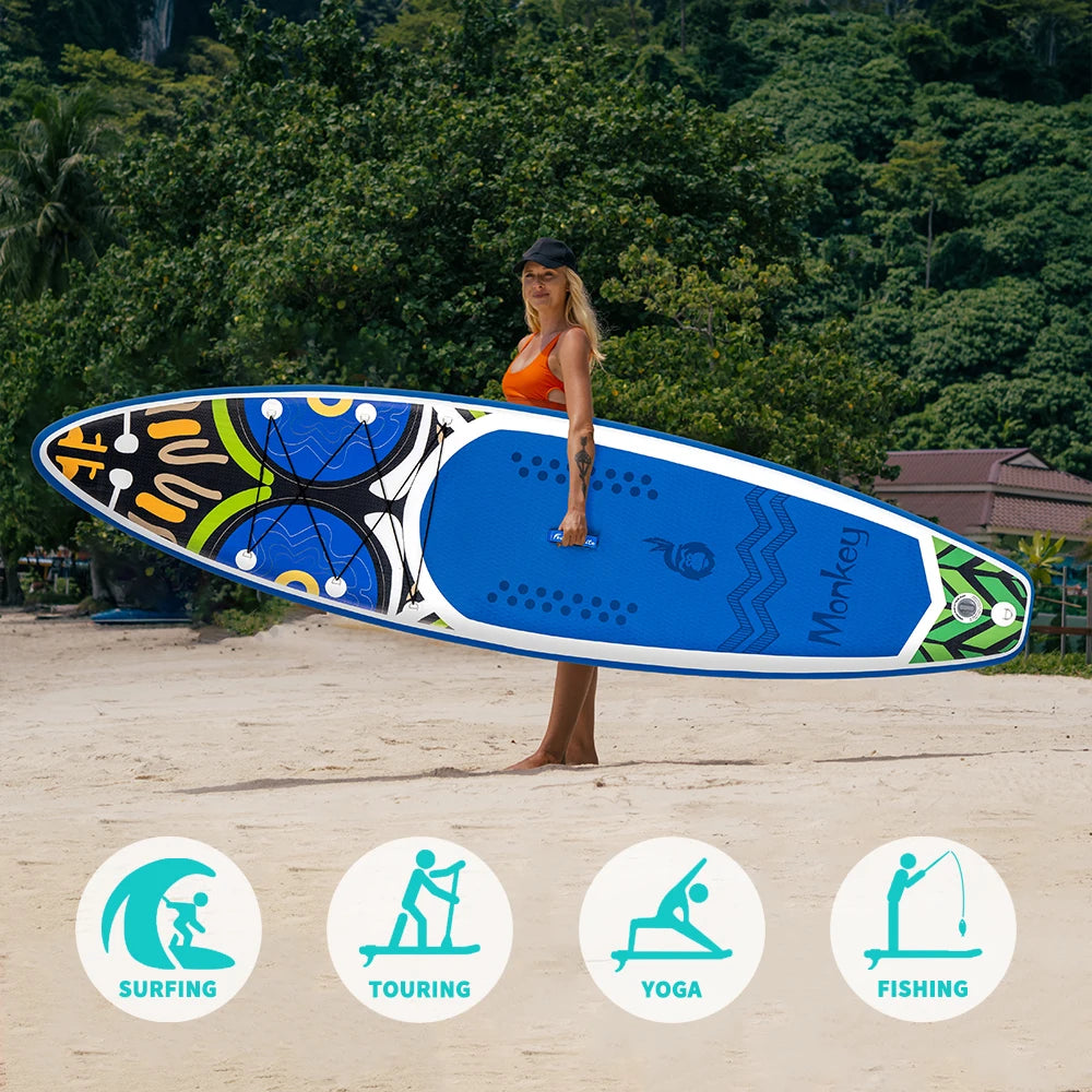 Feath-R-Lite 11'6" / 11' Inflatable Stand up Paddle Board SUP Surfboard with Accessories Lightweight Portable Paddle Board for Surfing