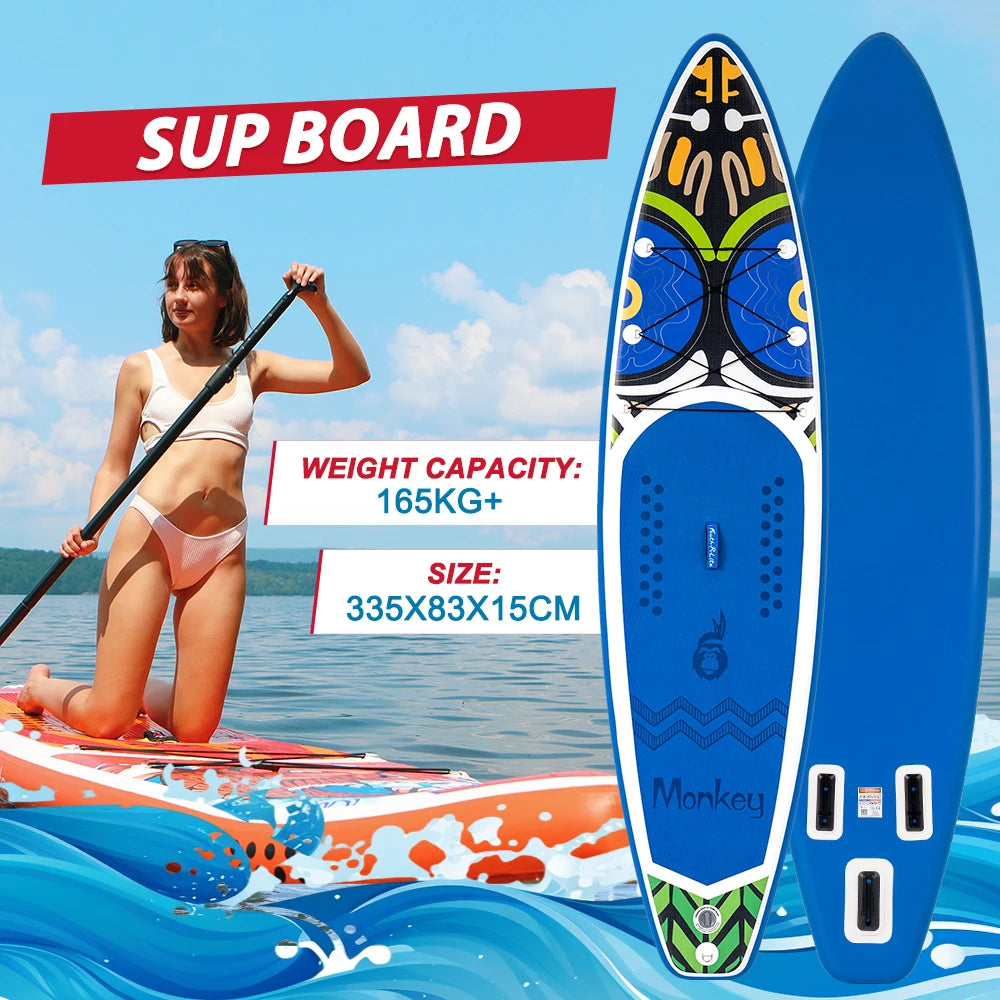 Feath-R-Lite 11'6" / 11' Inflatable Stand up Paddle Board SUP Surfboard with Accessories Lightweight Portable Paddle Board for Surfing